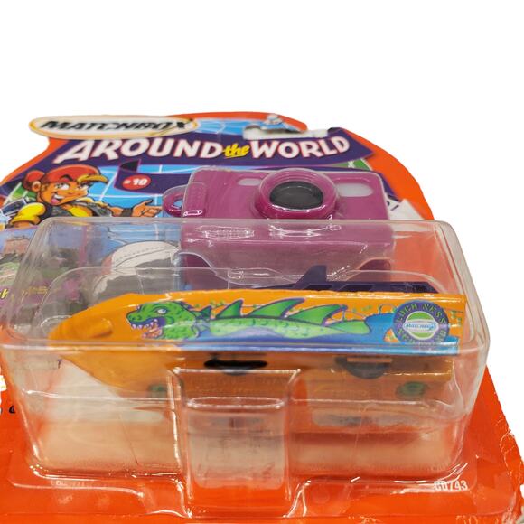 Matchbox Around the World Loch Ness Monster Boat Toys Die Cast Vintage - Picture 11 of 12